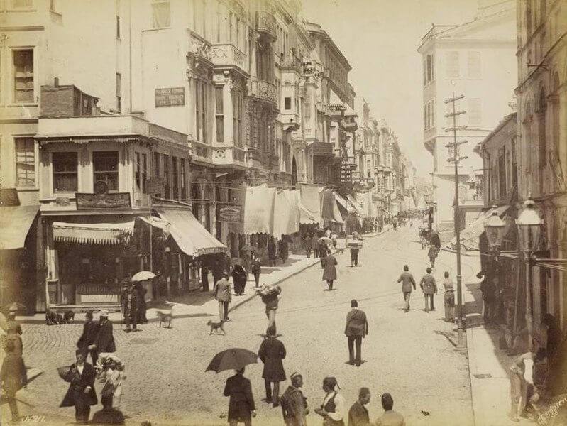 Taksim Meydanı’nın tarihine dair bir görüntü