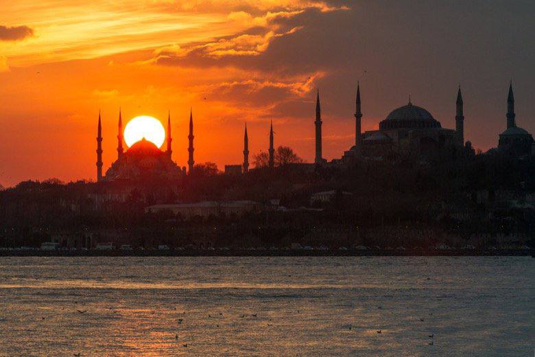 Sunsets in Istanbul