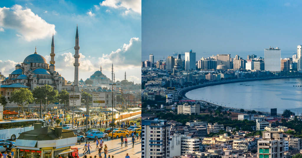 Istanbul and Delhi: A Comparison of Two Vibrant Cities in 5 Areas
